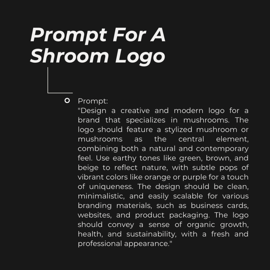 How to Ask AI to Make a Shroom Logo? 